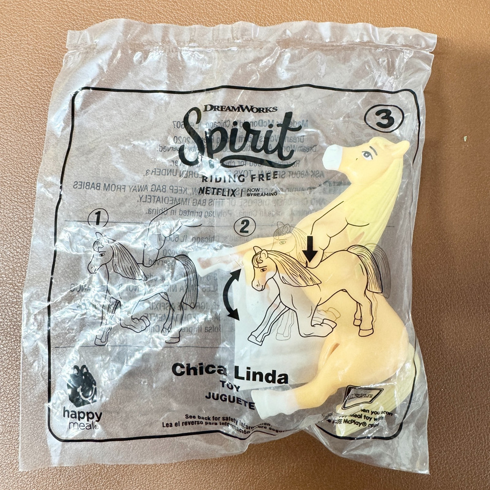 McDonalds Happy Meal Toy 2020‎ Dreamworks Spirit Riding Free Chica Linda Toy 3+